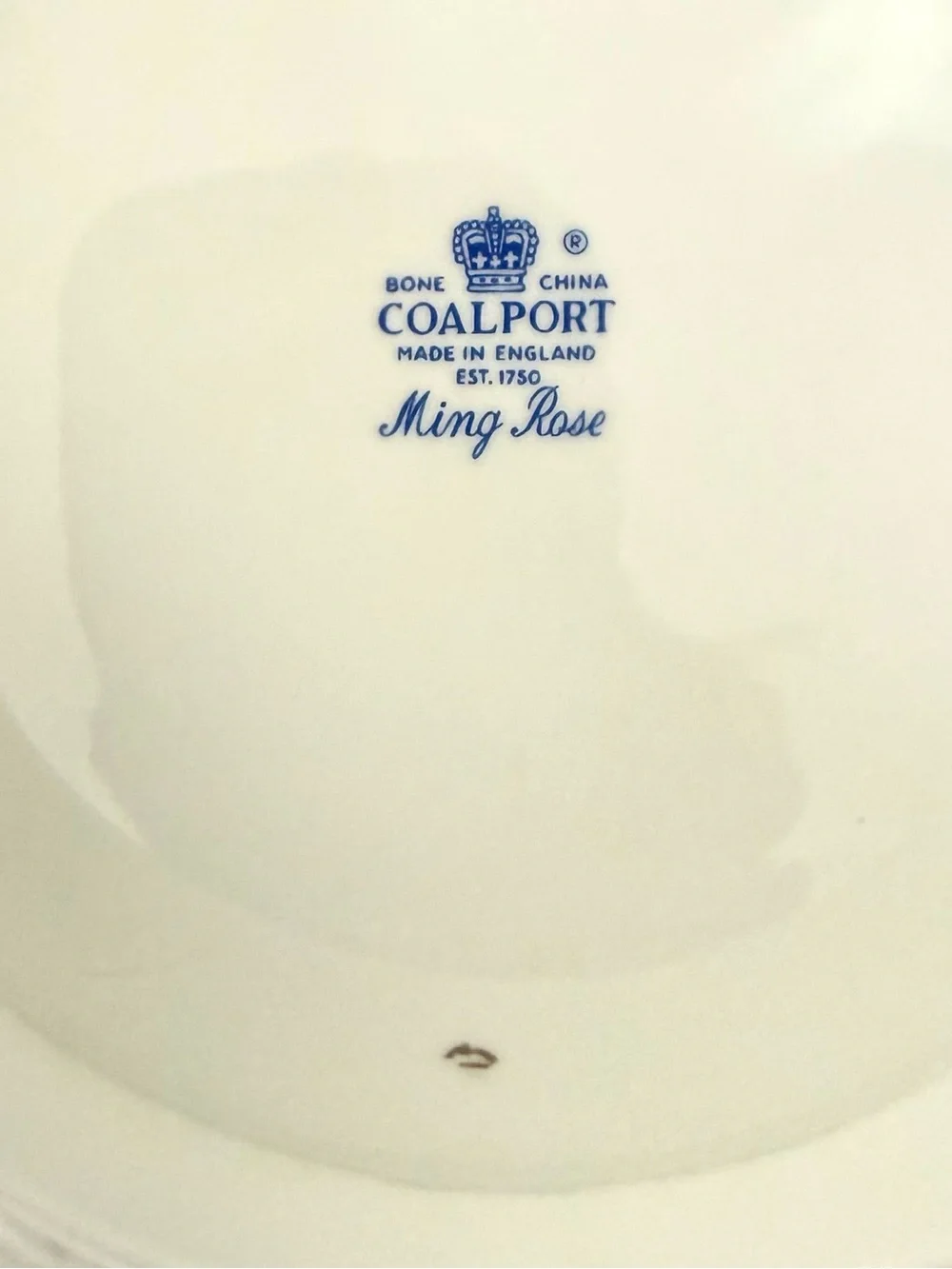 Coalport Ming Rose Bone China Bowl Made in England Vintage Floral Gold Trim